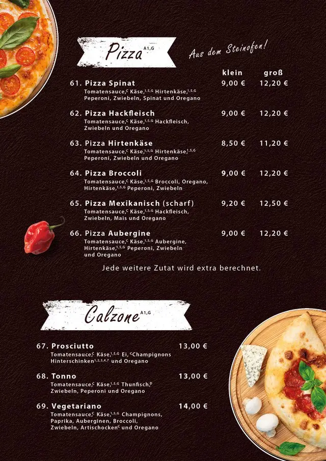 Speisekarte Seite 8